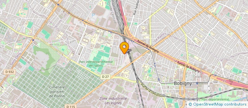 localisation de l'entreprise SCI ZIAEMI  BOBIGNY