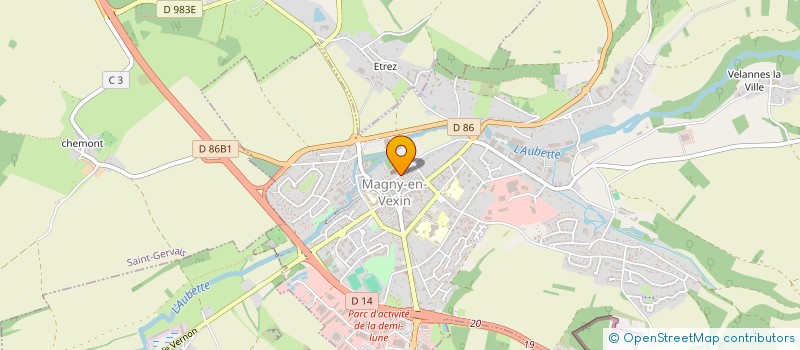 localisation de l'entreprise SCI ZIANI  MAGNY-EN-VEXIN