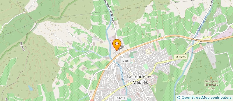 localisation de l'entreprise SCI ZIAWI  LA LONDE-LES-MAURES