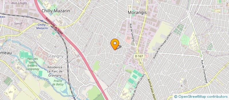 localisation de l'entreprise SCI ZIBO  MORANGIS
