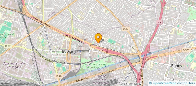 localisation de l'entreprise SCI ZICO  BOBIGNY