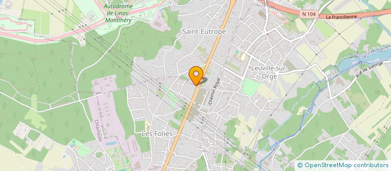 localisation de l'entreprise SCI ZIDA à SAINT-GERMAIN-LES-ARPAJON