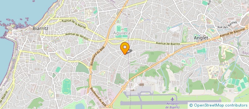 localisation de l'entreprise SCI ZIDOR à BIARRITZ