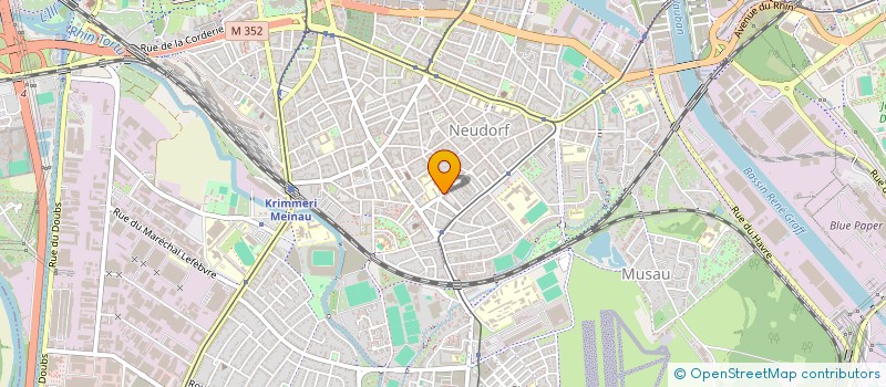 localisation de l'entreprise SCI ZIEGELAU  STRASBOURG