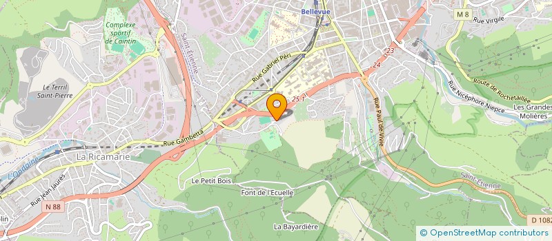 localisation de l'entreprise SCI ZIGHOUD  SAINT-ETIENNE