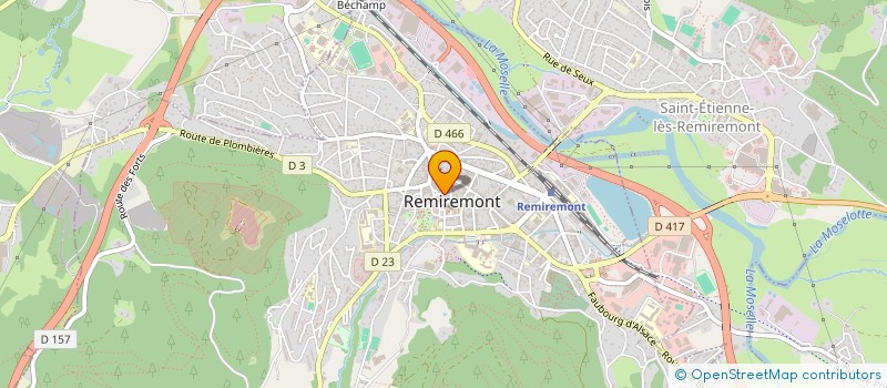 localisation de l'entreprise SCI ZIGOTO  REMIREMONT