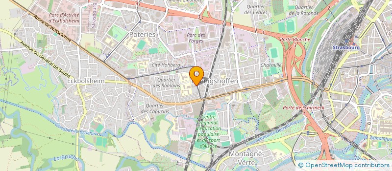 localisation de l'entreprise SCI ZIHA  STRASBOURG