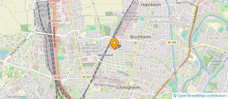 localisation de l'entreprise SCI ZILLIOX EBELE  SCHILTIGHEIM