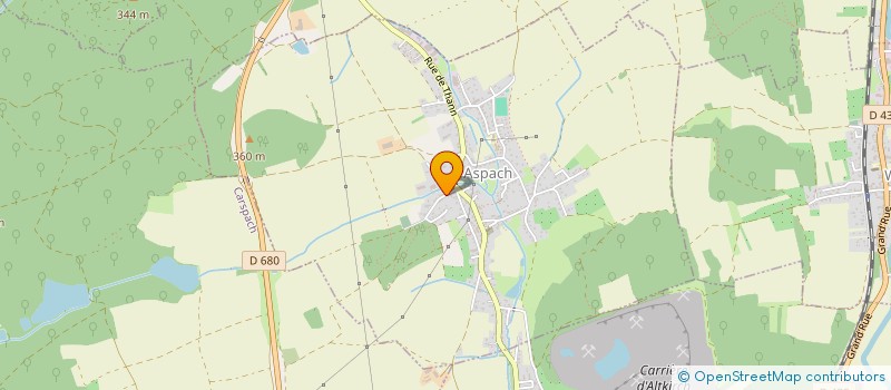 localisation de l'entreprise SCI ZILLIS  ASPACH