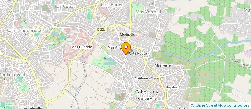 localisation de l'entreprise SCI ZILWAHOO  CABESTANY