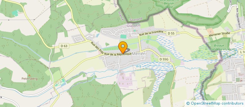 localisation de l'entreprise SCI ZIMGRA  MERTEN