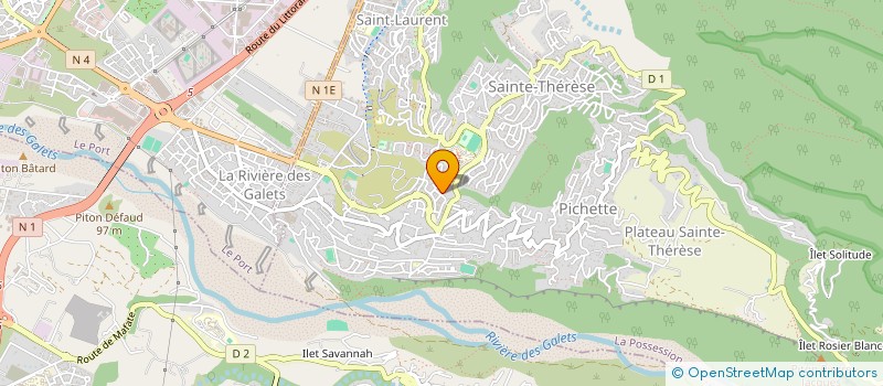 localisation de l'entreprise SCI ZIMO à LA POSSESSION