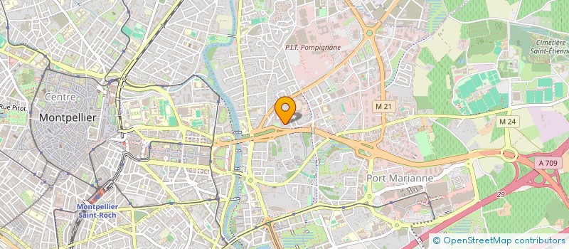 localisation de l'entreprise SCI ZINA à MONTPELLIER