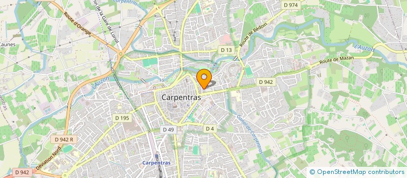 localisation de l'entreprise SCI ZINABEL  CARPENTRAS