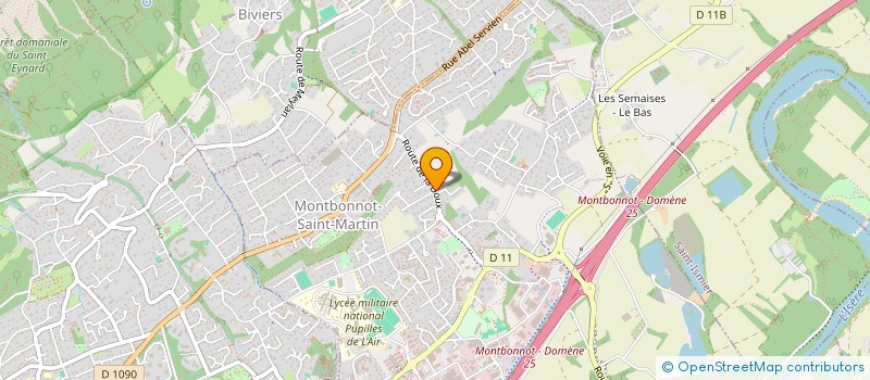 localisation de l'entreprise SCI ZINCS 38  MONTBONNOT-SAINT-MARTIN