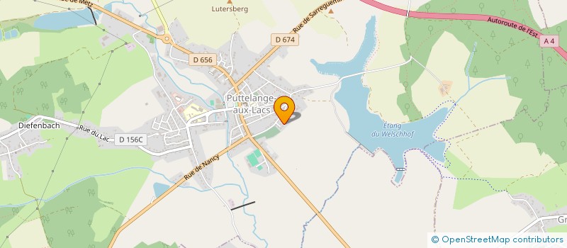 localisation de l'entreprise SCI ZINGRAFF QB  PUTTELANGE-AUX-LACS