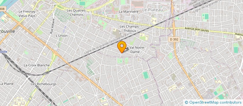 localisation de l'entreprise SCI ZINIM  SARTROUVILLE