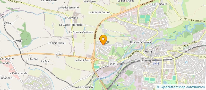 localisation de l'entreprise SCI ZION  VITRE