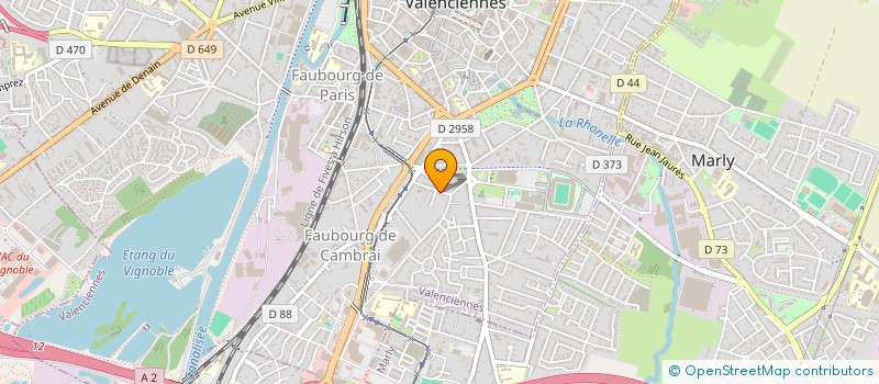 localisation de l'entreprise SCI ZIPAVAL à VALENCIENNES