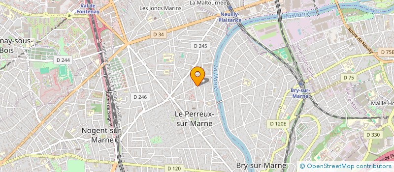 localisation de l'entreprise SCI ZIRI à LE PERREUX-SUR-MARNE