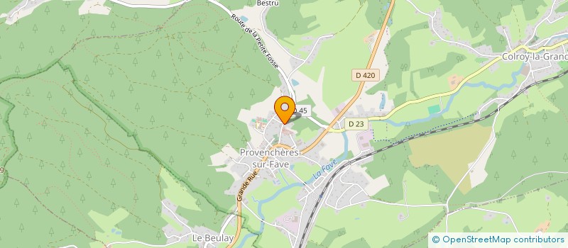 localisation de l'entreprise SCI ZIRN  XONRUPT-LONGEMER