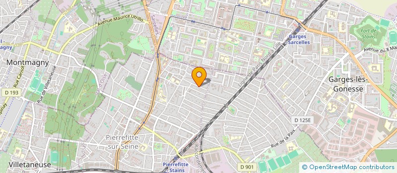 localisation de l'entreprise SCI ZISHAAN à PIERREFITTE-SUR-SEINE