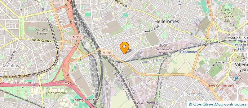 localisation de l'entreprise SCI ZITA à LILLE