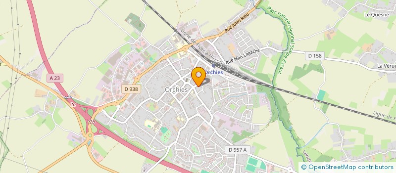 localisation de l'entreprise SCI ZITO  ORCHIES