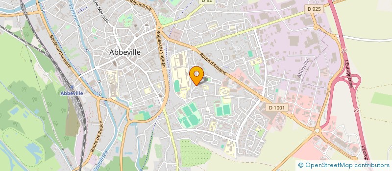 localisation de l'entreprise SCI ZIULA à ABBEVILLE