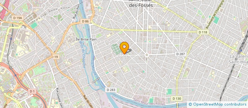 localisation de l'entreprise SCI ZIVOUG à SAINT-MAUR-DES-FOSSES