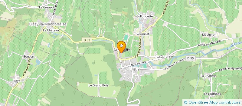 localisation de l'entreprise SCI ZIZ à LUGNY