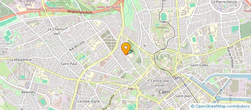 localisation de l'entreprise SCI ZIZABAUO à CAEN