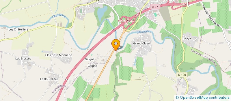 localisation de l'entreprise SCI ZIZOU  MURS-ERIGNE