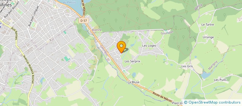 localisation de l'entreprise SCI ZIZZUTTO  GOURDON