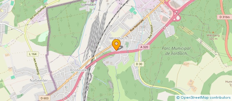 localisation de l'entreprise SCI ZK  FORBACH