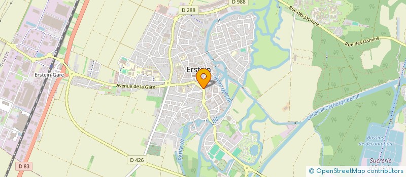 localisation de l'entreprise SCI ZL  ERSTEIN