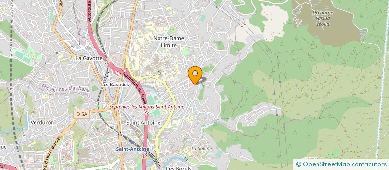 localisation de l'entreprise SCI ZM DU VALLON à MARSEILLE