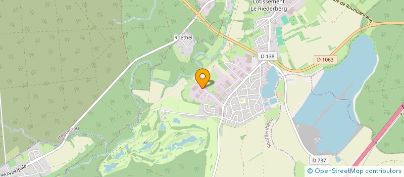 localisation de l'entreprise SCI ZM01  SOUFFLENHEIM