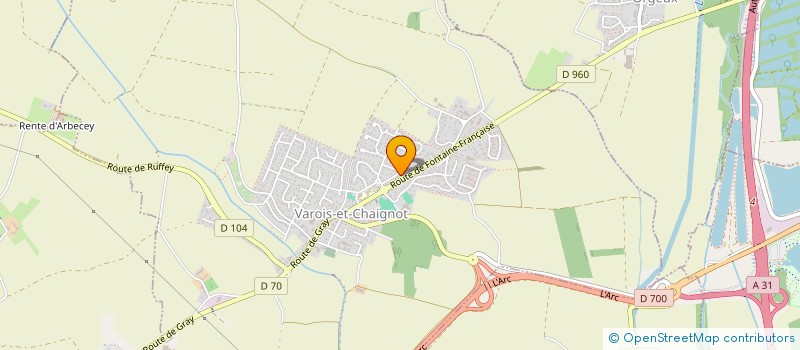 localisation de l'entreprise SCI ZMC  VAROIS-ET-CHAIGNOT