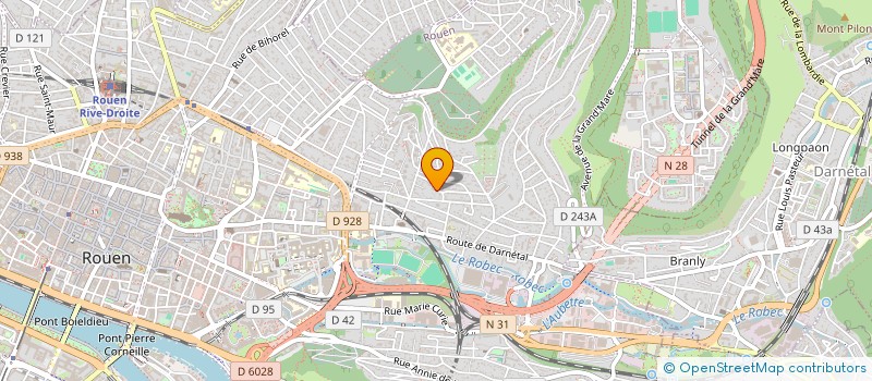 localisation de l'entreprise SCI ZMS à ROUEN