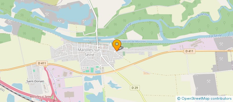 localisation de l'entreprise SCI ZOA  VILLE-SAINT-JACQUES