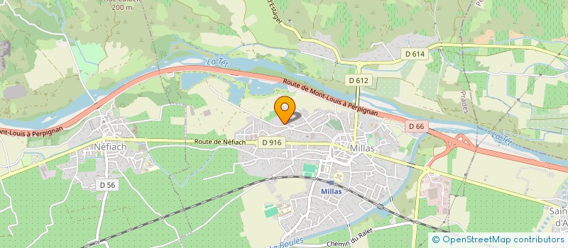 localisation de l'entreprise SCI ZOCA  MILLAS