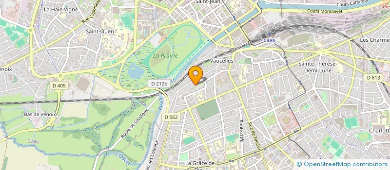 localisation de l'entreprise SCI ZOCELLE à CAEN