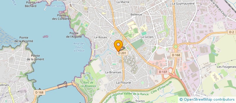 localisation de l'entreprise SCI ZODIA  SAINT-MALO