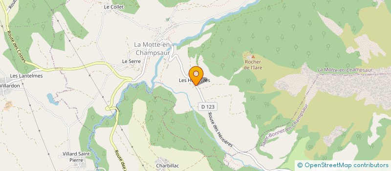 localisation de l'entreprise SCI ZOE  LA MOTTE-EN-CHAMPSAUR