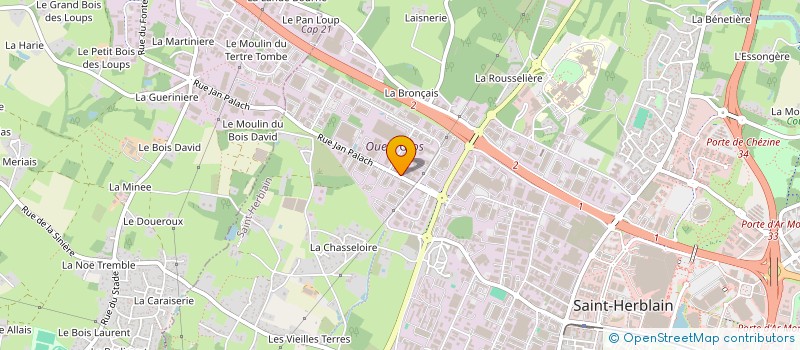 localisation de l'entreprise SCI ZOE  SAINT-HERBLAIN