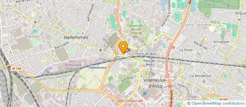 localisation de l'entreprise SCI ZOE à LILLE