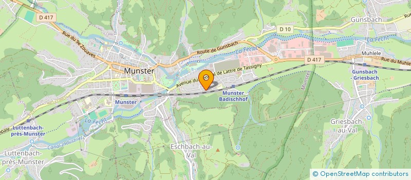 localisation de l'entreprise SCI ZOE  GUNSBACH