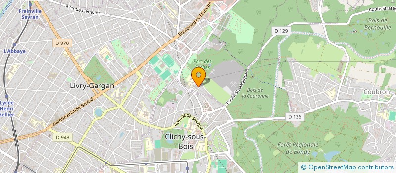 localisation de l'entreprise SCI ZOE à LIVRY-GARGAN