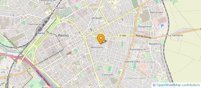 localisation de l'entreprise SCI ZOE  REIMS